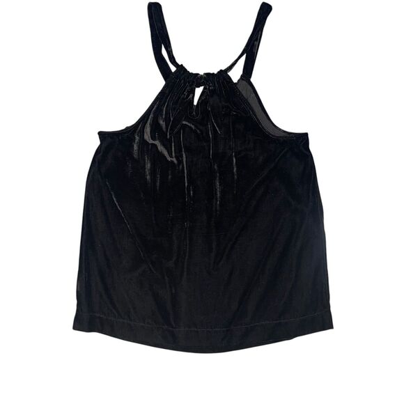 Tommy Hilfiger Womens M Halter Top Whimsigoth Dark Romantic Velvet Goth Vamp - Picture 5 of 7